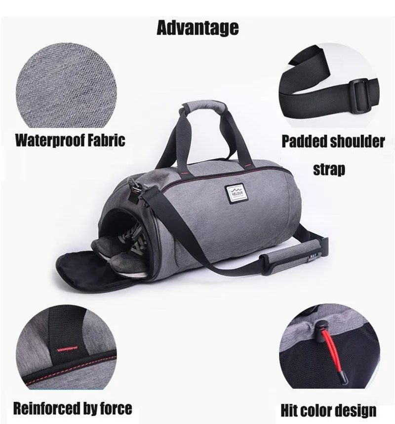Waterproof Shoulder Sports Gym Bag Yoga Training