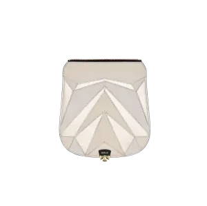 Wechselklappe - Charming Tuesday - creme-metallic