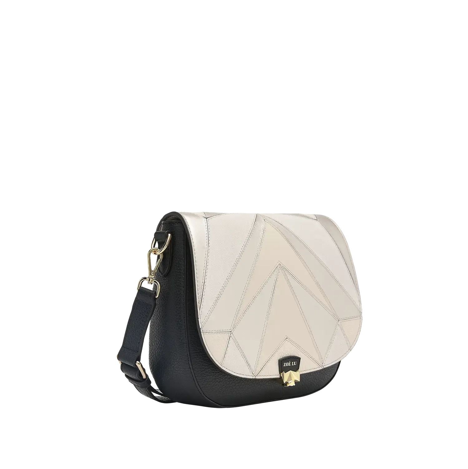 Wechselklappe - Charming Tuesday - creme-metallic