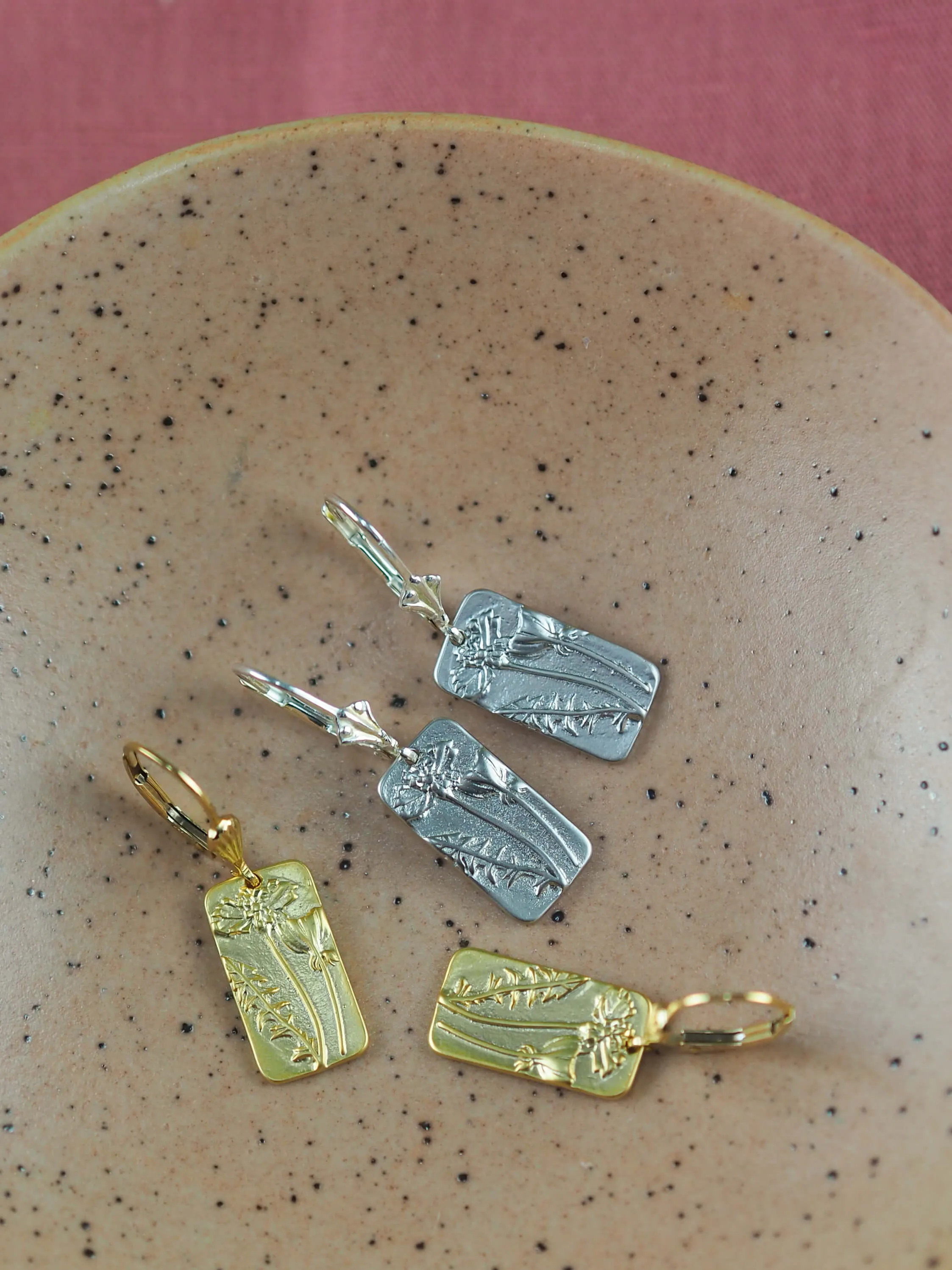 Wildflower Tag Earrings