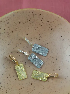 Wildflower Tag Earrings