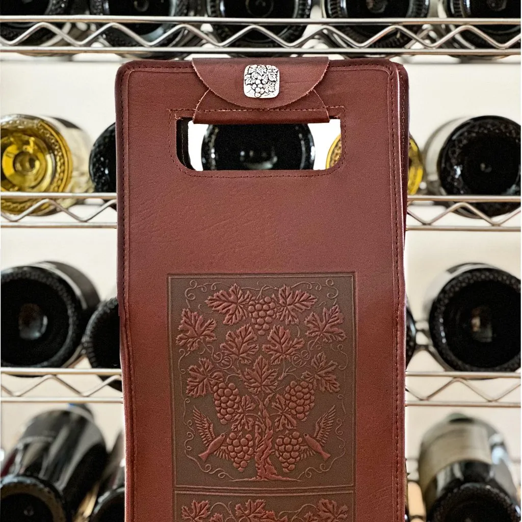 Wine Bottle Bag, Grapevine