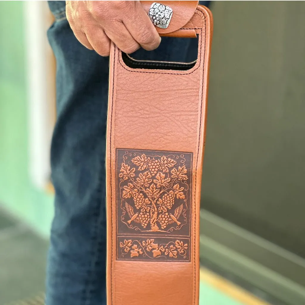 Wine Bottle Bag, Grapevine
