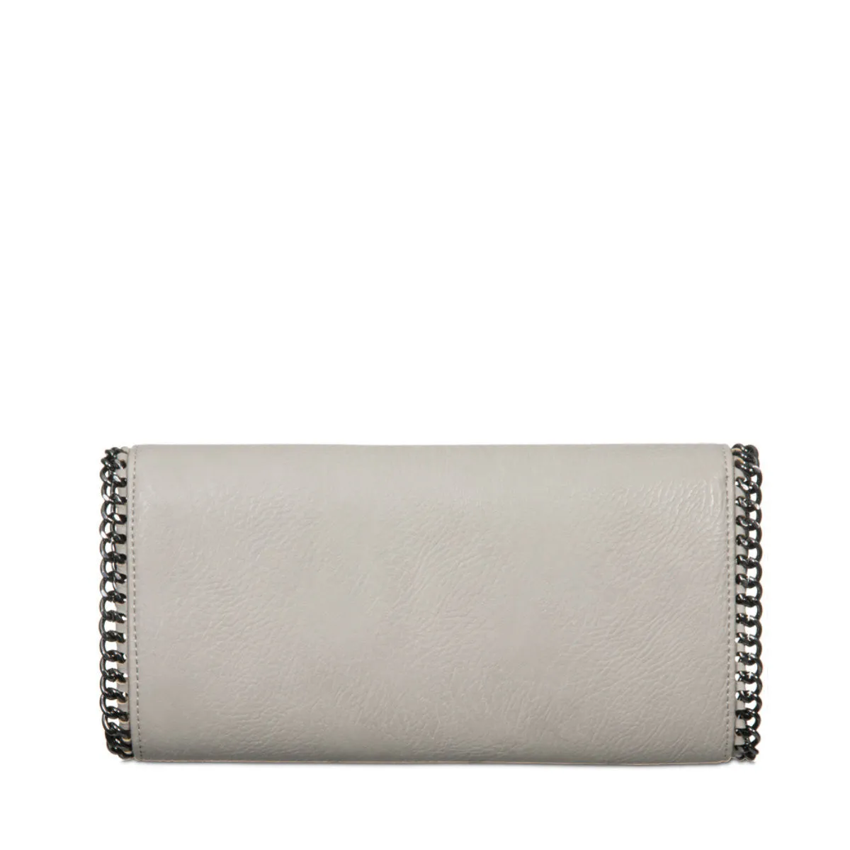 Zaya Black Chain Trim Clutch Bag