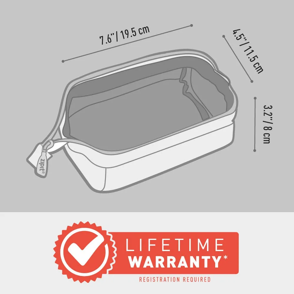 ZIPIT Lenny Pencil Case: Grey